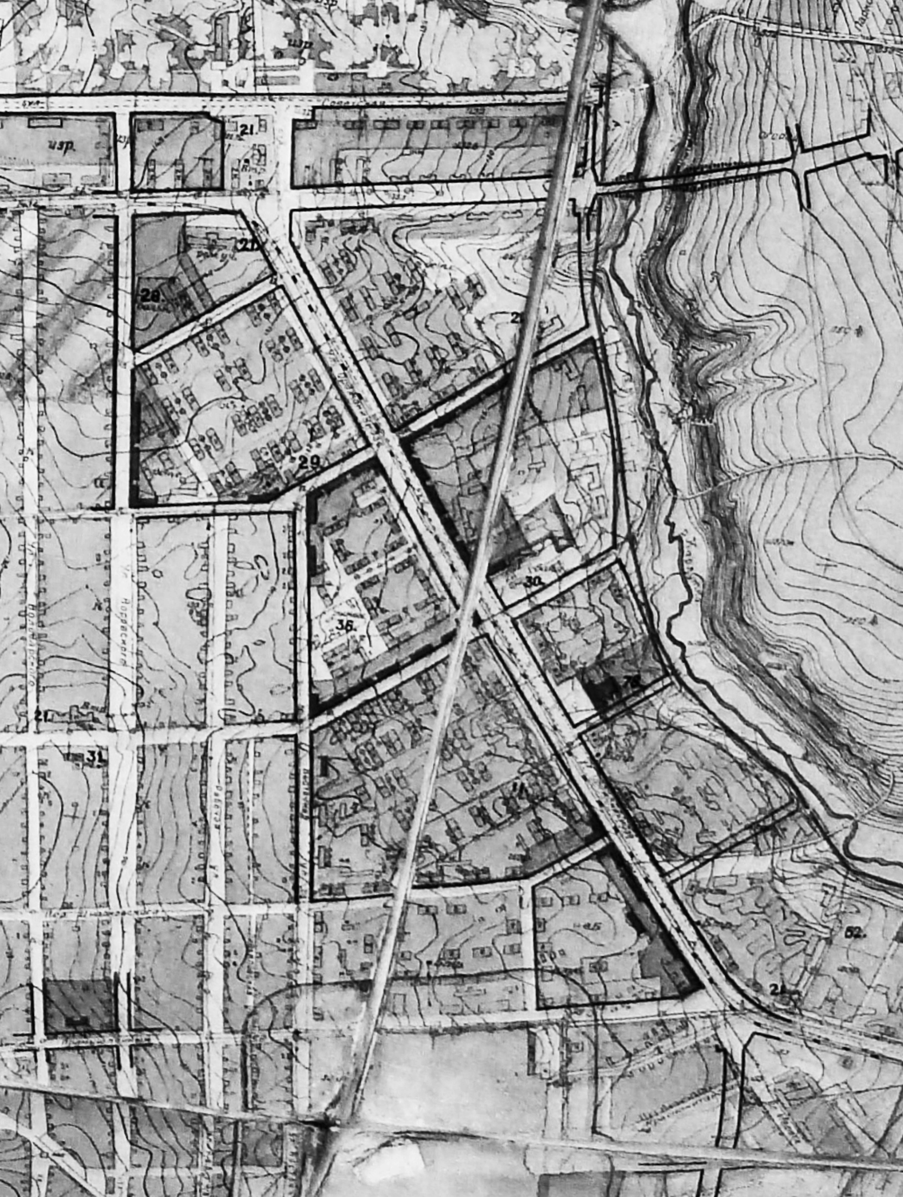 Генеральный план развития Ижевска. Фрагмент